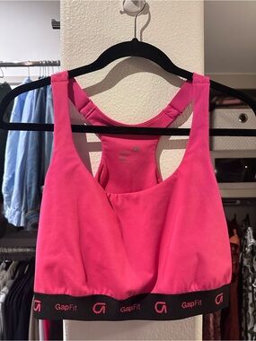 GAP Hot Pink GapFit Racerback Sports Bra